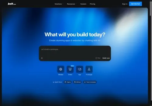 converted screenshot of Bolt