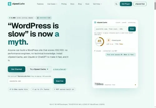 original screenshot of xSpeed Cache